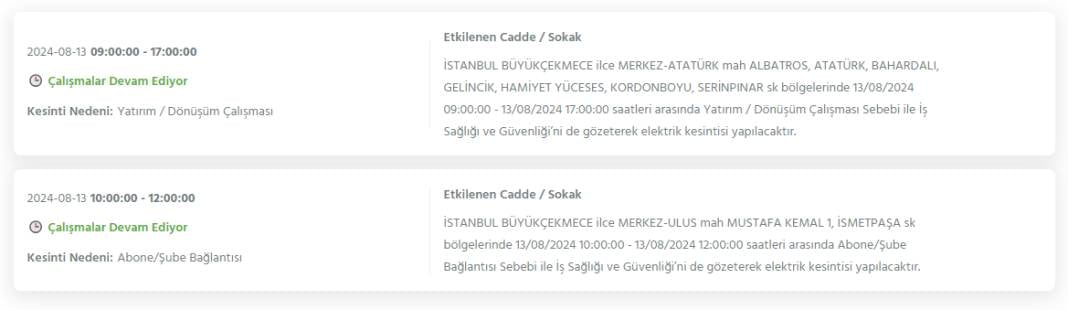 Bugün İstanbul'un bu ilçeleri karanlığa gömülecek! 8 saat sürecek elektrik kesintileri ilçe ilçe açıklandı 16